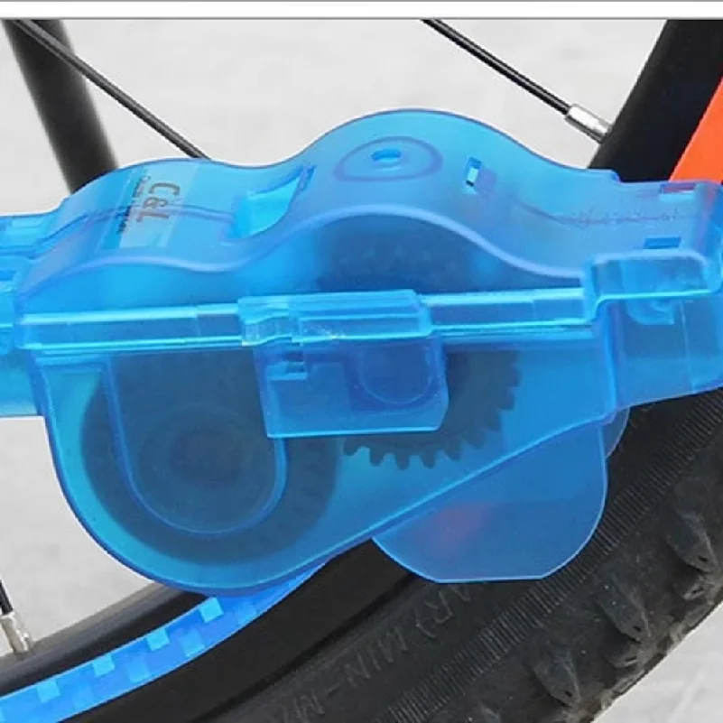 1pcs Bicycle Chain Cleaner Cleaning Tool Kit Outdoor Portable Washing Tool Mountain Bicycle 3D Chain Brush