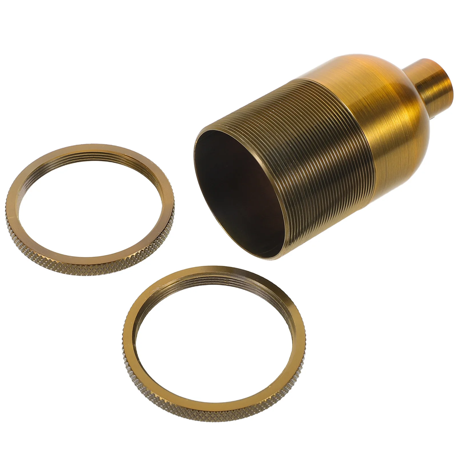 

Aluminum Vintage E27 Light Bulb Socket Screw Base Ceiling Light Socket Replacement Pendant Lamp Holder for DIY Lighting