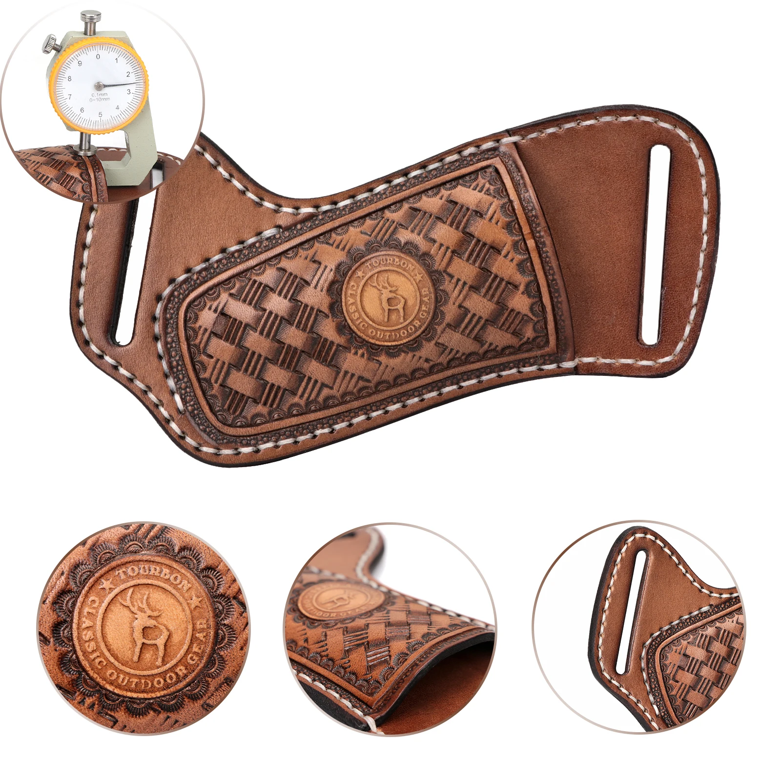 Tourbon Genuine Leather Large - Edc Carry Belt Leather 评论和价格