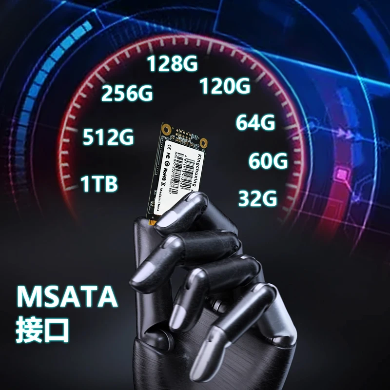 Kingchuxing Ssd MSATA SSD 2TB Solid State Disk 1TB 512GB 256GB 128GB Hard Drive for Laptops Notebook SSD52777