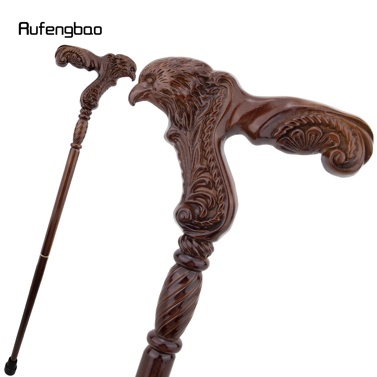 eagle-brown-wooden-fashion-walking-stick-decorative-stick-cane-halloween-for-cosplay-and-parties-for-cosplay-party-93cm