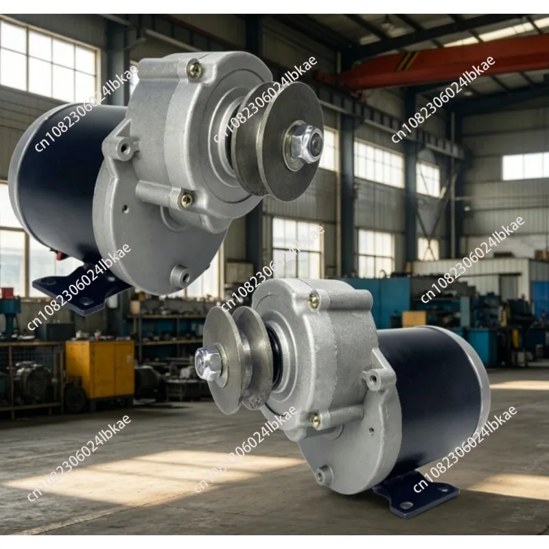 12V 24V 600W DC 코일 권선 모터 100-120RPM 428 12 톱니 스프로킷이 있는 고출력 스프레이 드라이브 모터