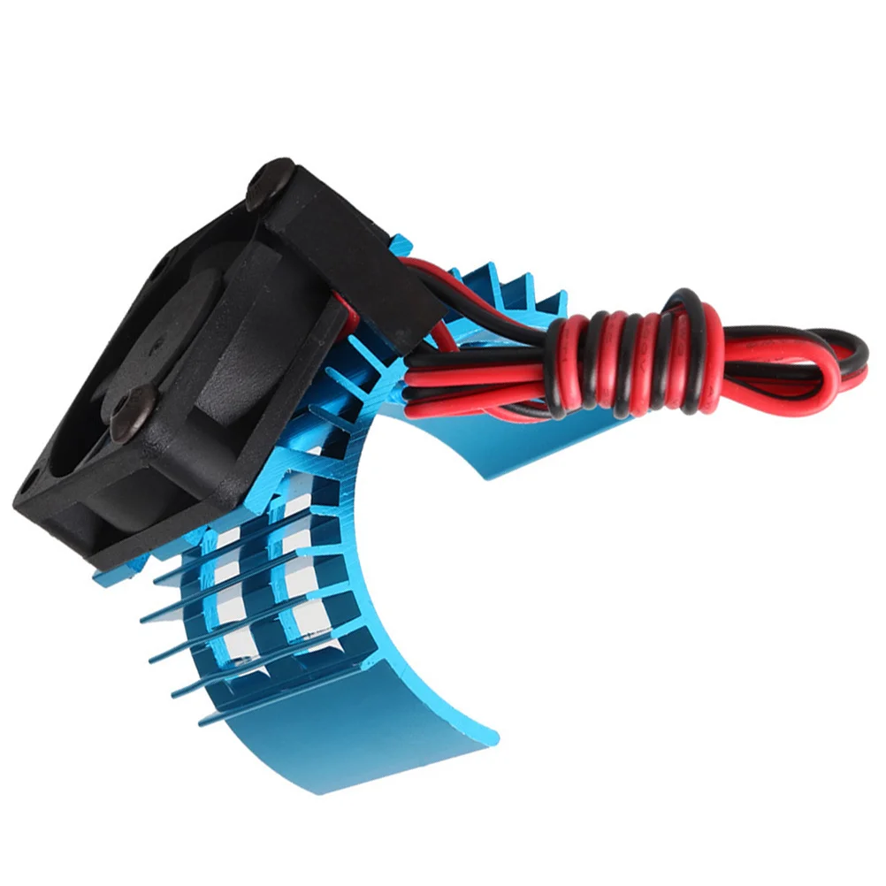 

Car 540 550 Brush Motor Aluminum Heatsink Cooling Fan System for Rc Cars Modified Motors Electric Boats Motor Heat Sink