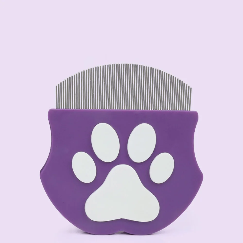 Haustierkamm, Mini-Gesichtskamm für Hunde zur Haarentfernung, Flohkamm für Katzen, Pflegewerkzeug für kleine Haustiere, effizientes Enthaarungsmaterial – Detail 8