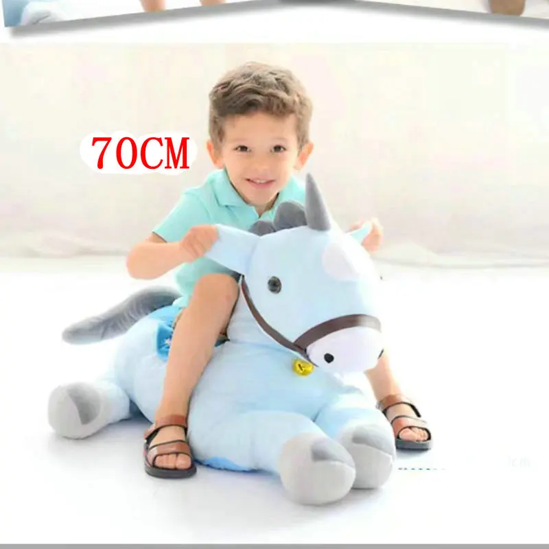 50-130CM Giant Size New Unicorn Plush Toy Cloth Pillow Stuffed Animal Horse Doll High Quality Children Kids Birthday Gift 50-1