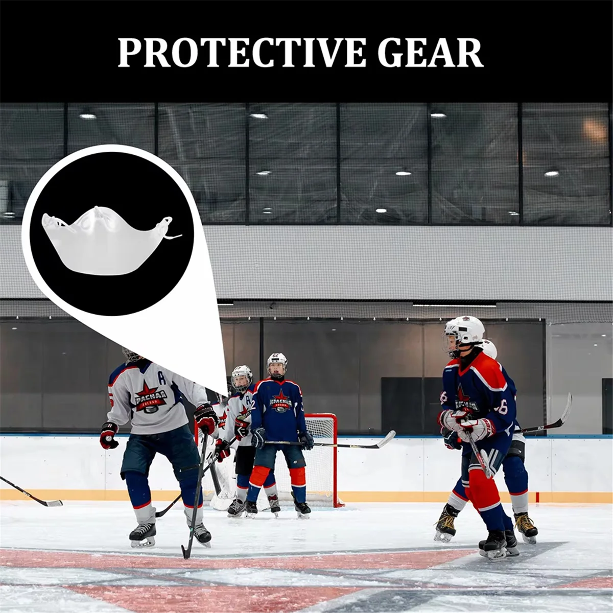 Visiera trasparente per casco da hockey su ghiaccio antiappannamento Visiera trasparente Protezione per il viso Protezione per equipaggiamento Casco Visiera trasparente per scudo