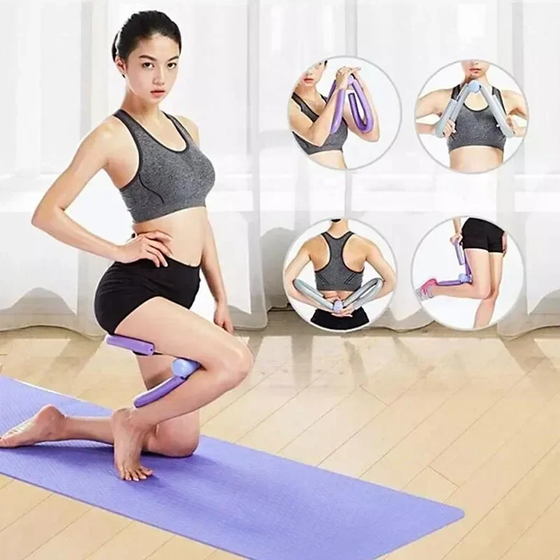 Leg Yoga Fitness Equipment Leg Slimming Pelvic Floor Muscle Trainer Fitness Accessories Home Fitness Equipment Muscle Exercise