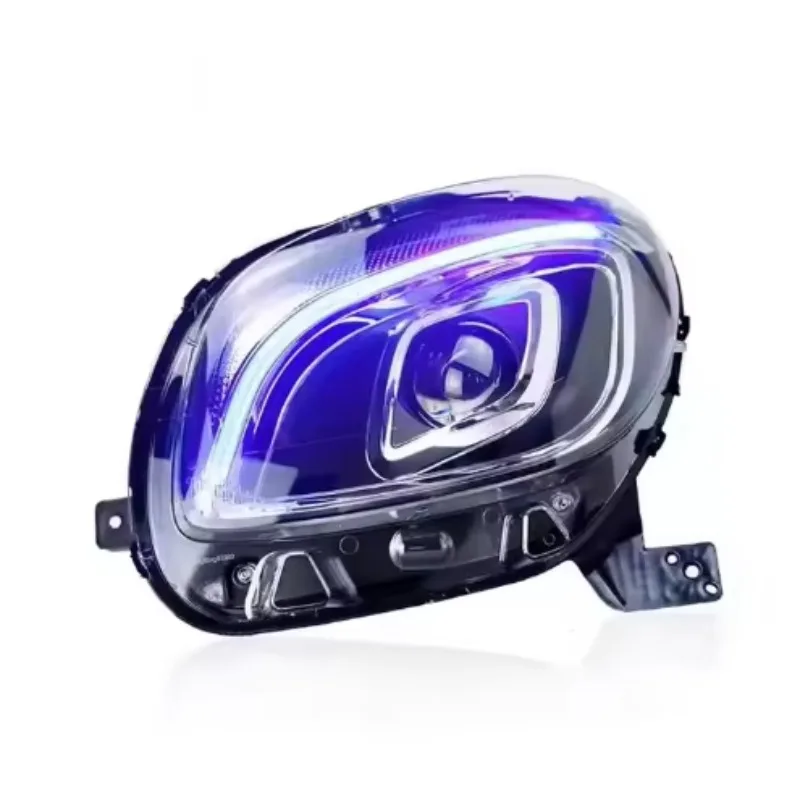 SJC  High Quality Headlight for Me rcedes B enz Smart Headlamp Full LED Front Light  Plug and Play Daytime Running Lights