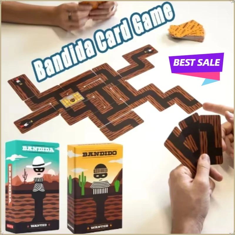 Bandido Bandida Board Game 1-4 Players Strategy Puzzle Card Game For Kids & Adults Party Family Fun Strategy Game