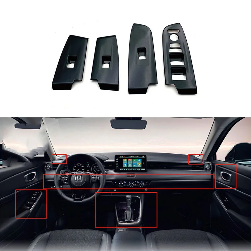 

ABS Door Window Lift Glass Switch Buttons Cover Car Styling Accessories For Honda Vezel HR-V HRV 2022
