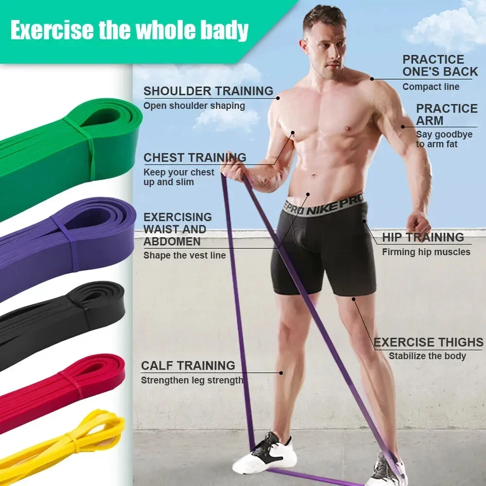 5 ~ 125lbs Tpe Gym Widerstand Bands Gym Ausrüstung für Home Boxen Yoga Übung Ausrüstung Schulter Zurück Rehab für Frau Mann