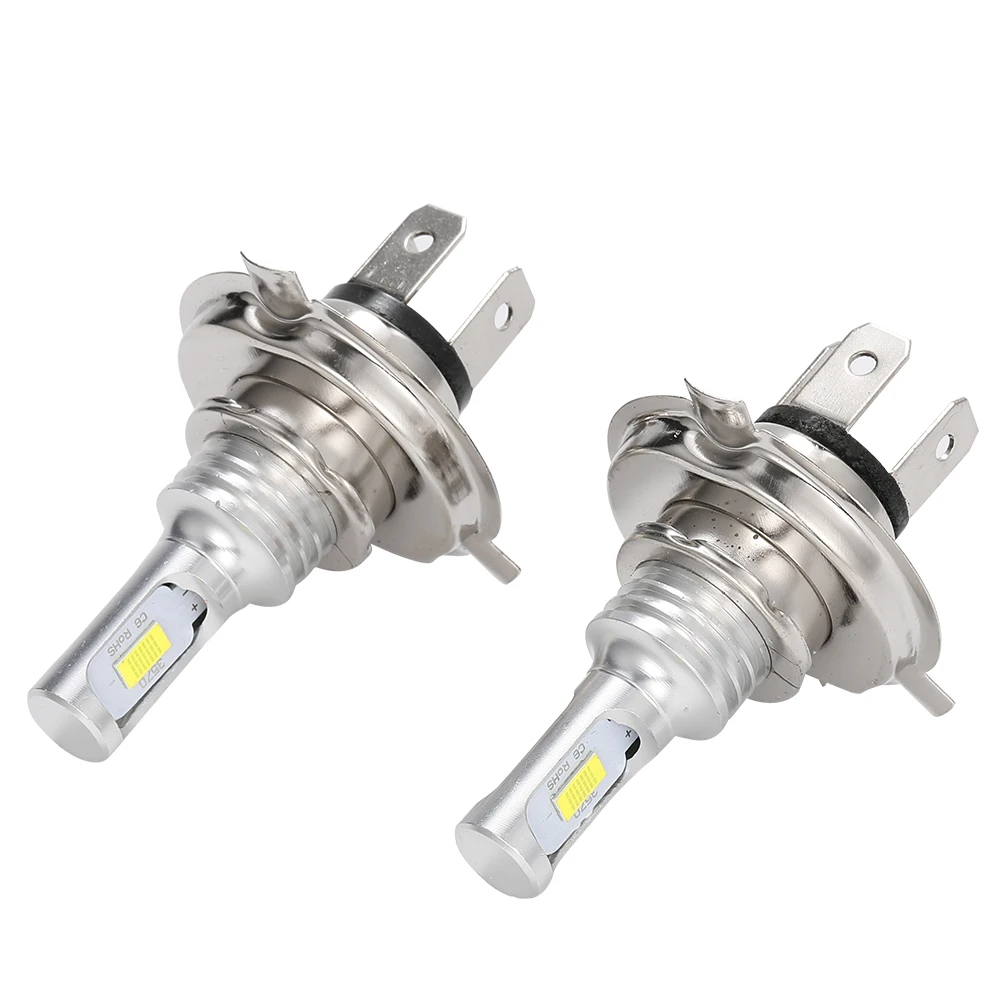 2Pcs H4 H7 H1 H8 H9 H11 9005 9006 LED Bulbs HB3 HB4 CSP LED Super Bright Headlight DRL Lamp 6000K White 3000K Yellow 12000K Blue