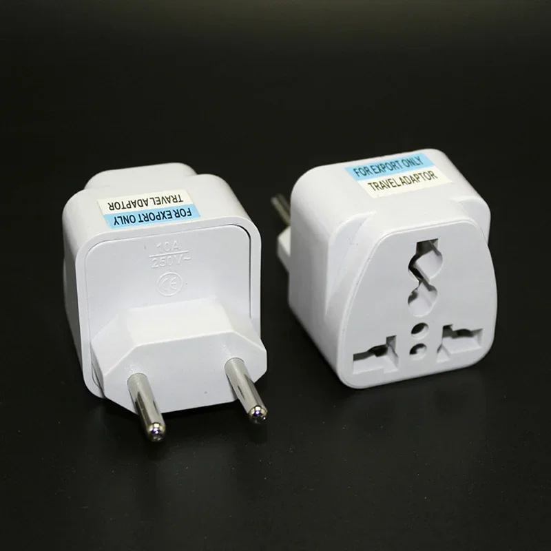 Adaptador de enchufe universal 2 pines UK/US/UE a Italia/Suiza/Brasil - imagen 3