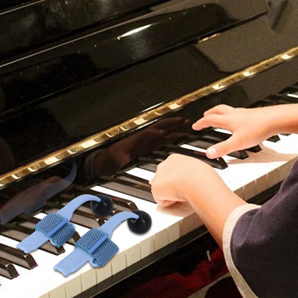 4PC Piano Gesture Corrector with Palms Support Piano Finger Trainer Piano Hand Shape Exerciser Tool Kids Piano Hand Position Aid