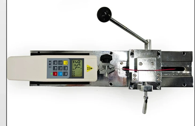 HPH Manual Tensile Testing Machine Horizontal Digital Display Force Gauge Test Bench for Harness Terminal Pull Testing