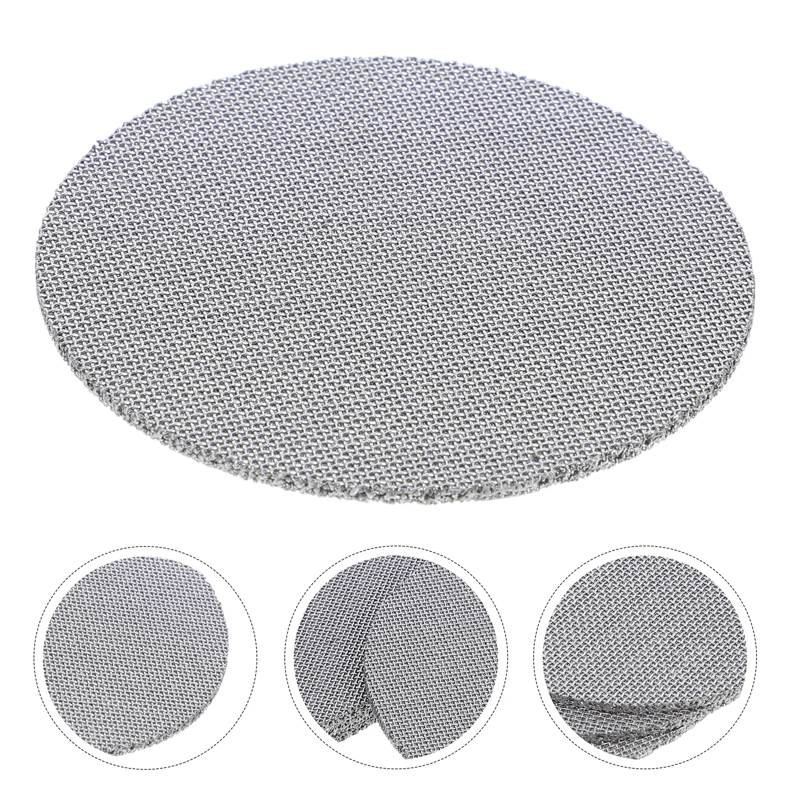 

4Pcs 58.5mm Espresso Puck Screen Reusable Stainless Steel Filter Mesh for Coffee Machine Enhanced Extraction Flavor Richness