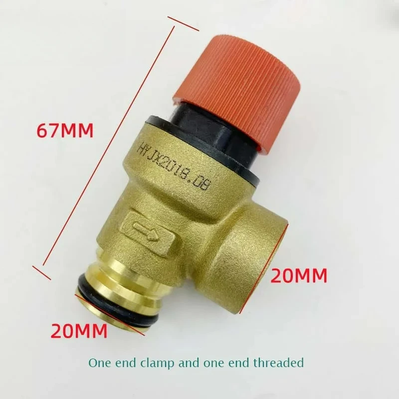 Brass Pressure Relief Valve Bayonet  Safety Valve Drain Relief Switch For Water Heater Boiler