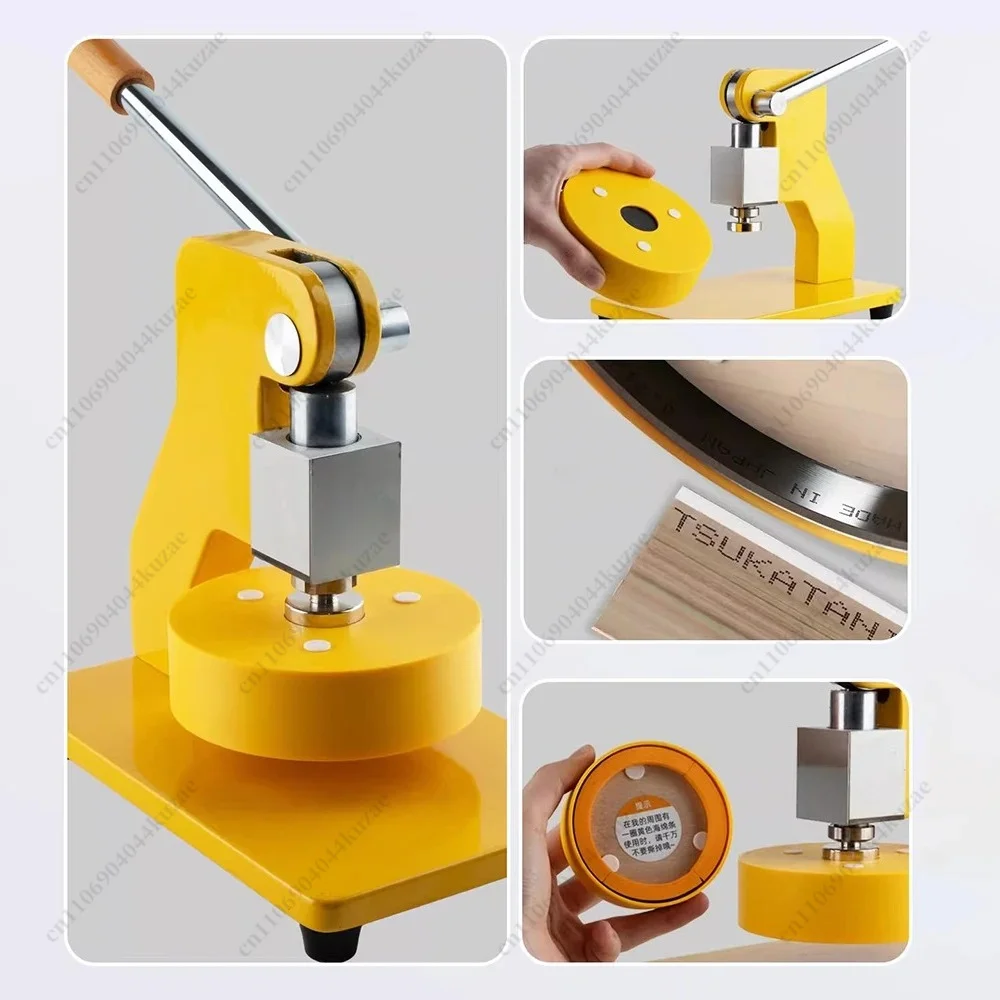 100cm² Handheld Precision Sample Cutter, Sampling Tool for Textile, Fabric, Film & Paper Test