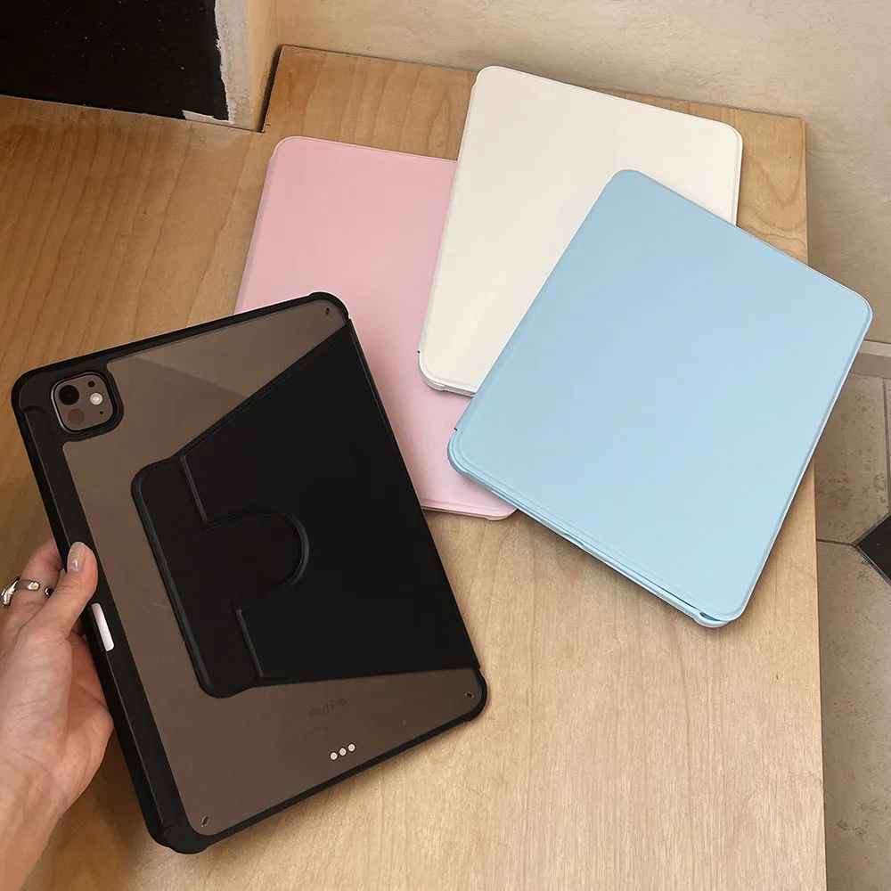 

For iPad 10.2 7th 8th 9th Rotation Case iPad A16 11th10th Generation Cover for iPad Pro 12.9" 13" Air 11" 2025 3 4 5 9.7 Shell