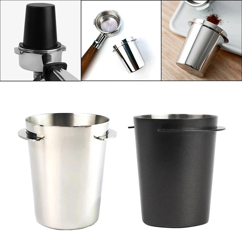 

58/53/51mm Coffee Dosing Cup Sniffing Mug for Espresso Machine Wear Resistant Stainless Steel Coffee Dosing Cup Cafe
