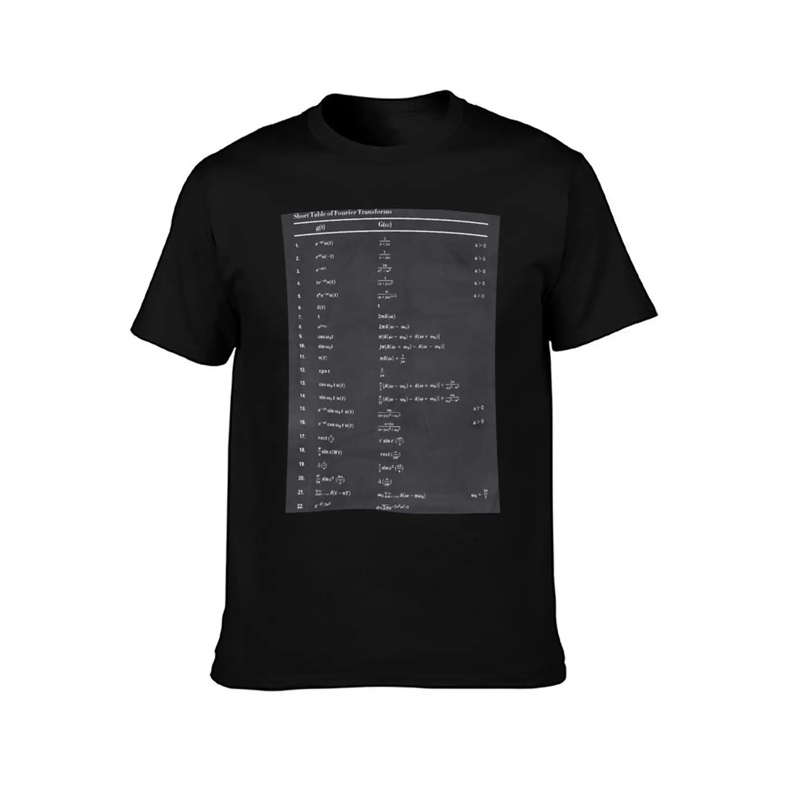 Fourier Transform T-Shirt Sports Basic Short Sleeve T-Shirt