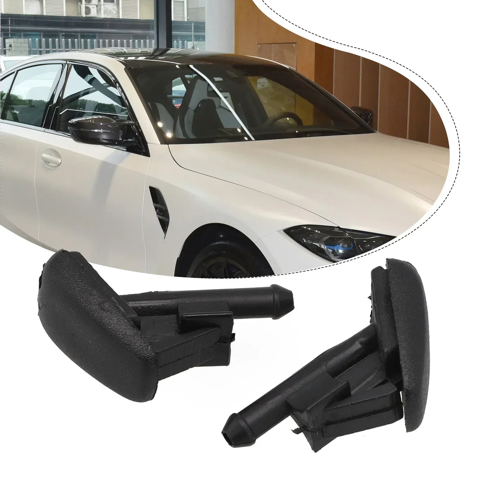 

Windshield Washer Spray Nozzle for BMW 318i 320i 325i 328i E36 Z3 3 Series Improve Visibility with a Perfect Fit