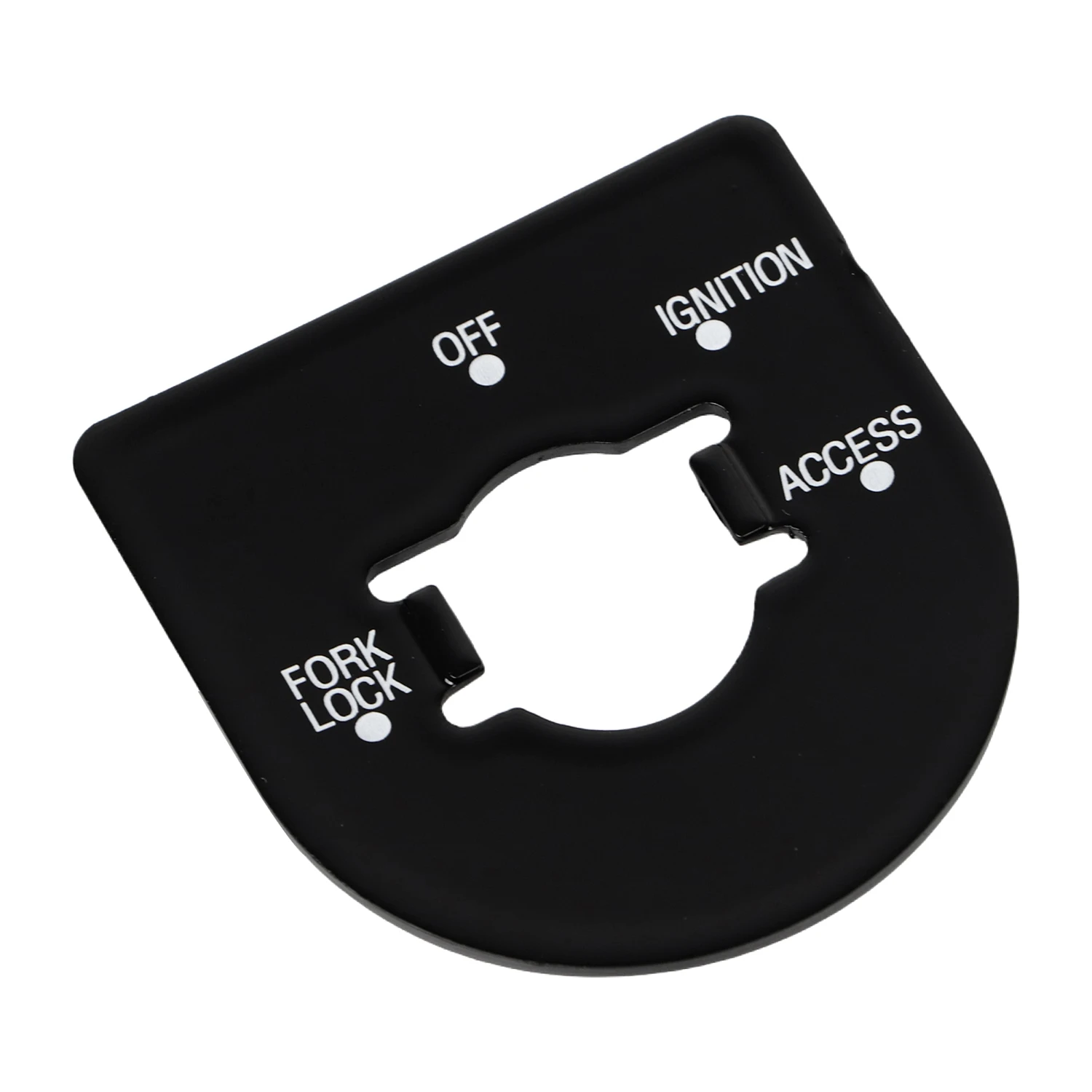 Gloss Black Motorcycle Inner Fairing Ignition Switch Panel Accent Cover For Harley Street Electra Glides Trikes FLHTCU FLHX