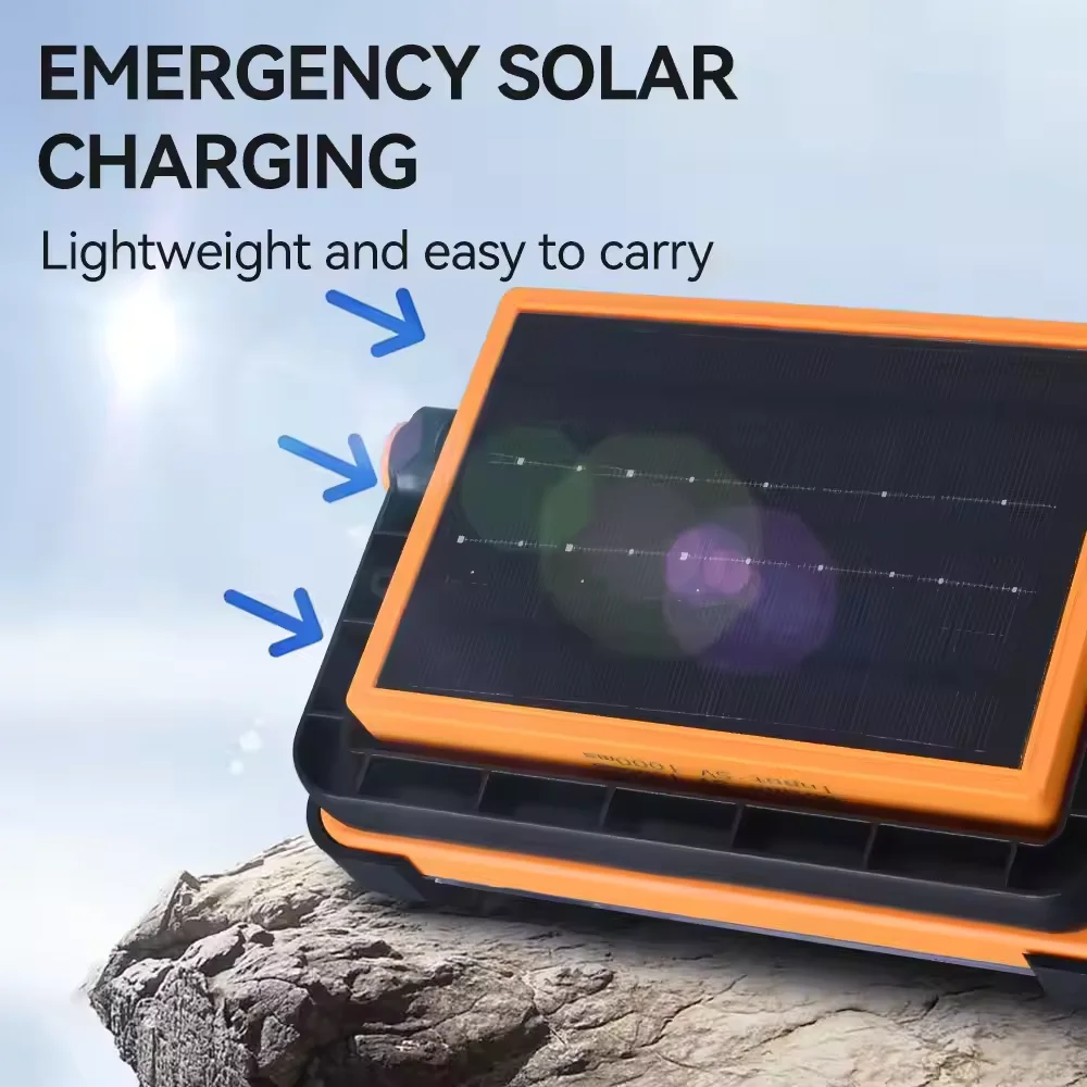 Solar Portable Lamp Multifunctional Projection Lamp Portable Emergency Lamp Dengfeng Camping Lamp Night Market Stall Lamp