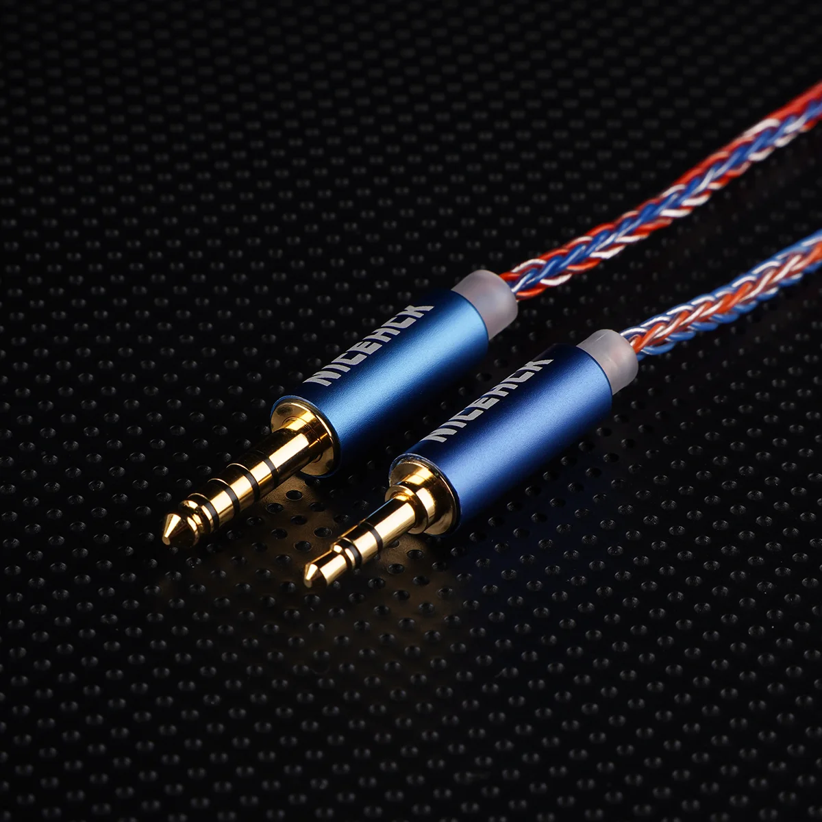 NiceHCK-Cable de Audio HiFi para jardín, Cable de actualización IEM de 8 hebras 5N OFC + alambre OFC Chapado en plata para Himalaya Cadenza 4 Singolo EA1000