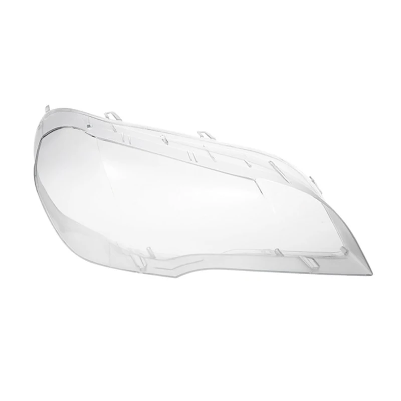 Car Clear Headlight Lens Cover Replacement Head Light Lamp Shell Cover For- X5 E70 2008-2013 Right