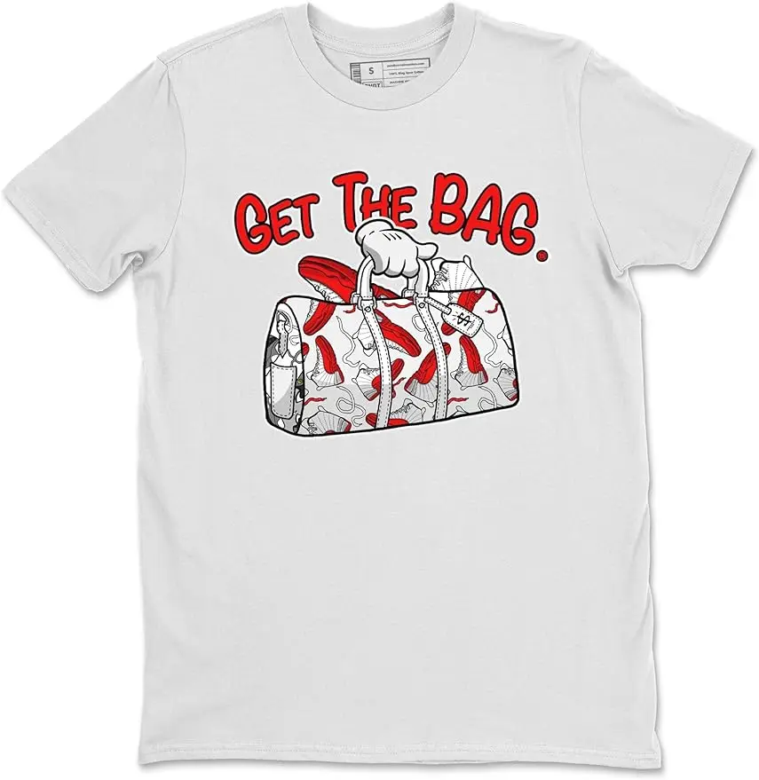 

Graphic Tees Get The Bag Design Printed 12 Cherry Sneaker Matching T-Shirt