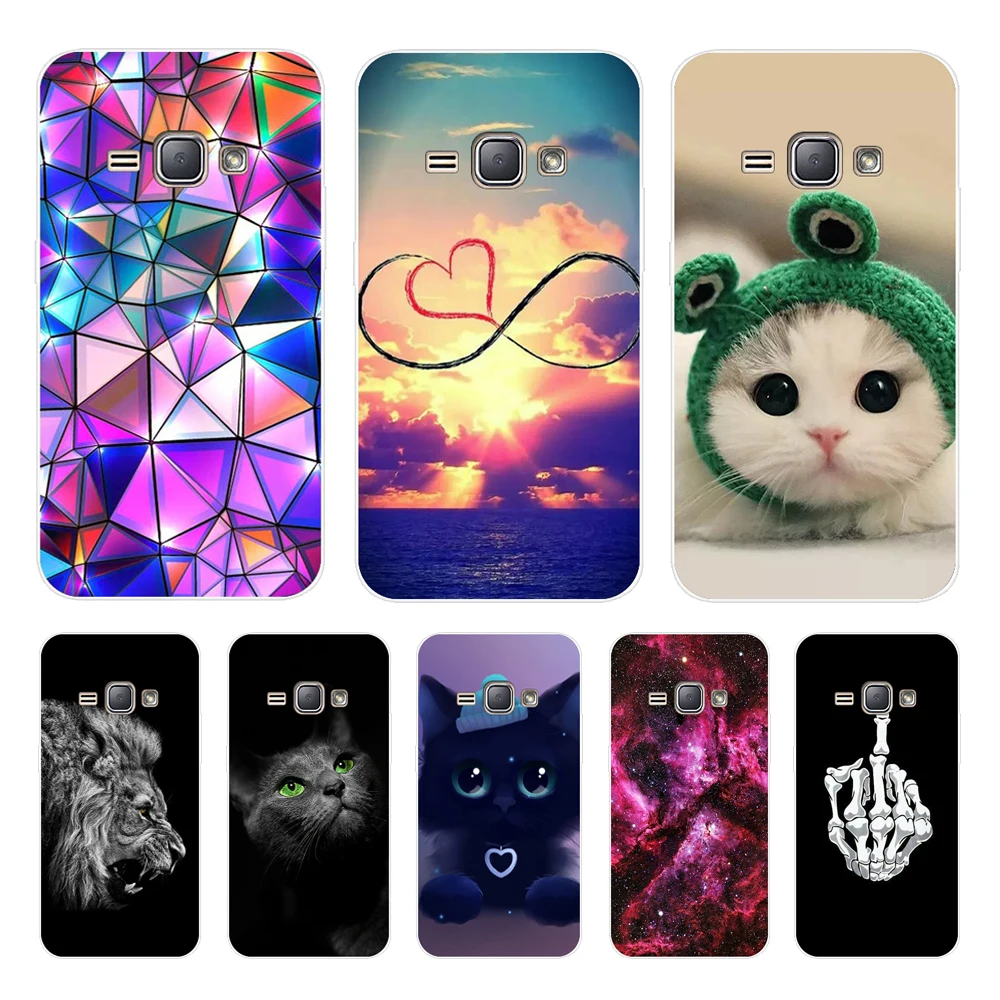 For Coque Samsung Galaxy J1 2016 Case Soft TPU Silicone Case For Fundas Samsung J1 2016 6 J120 J120F J120H J120F/ds Phone Cases