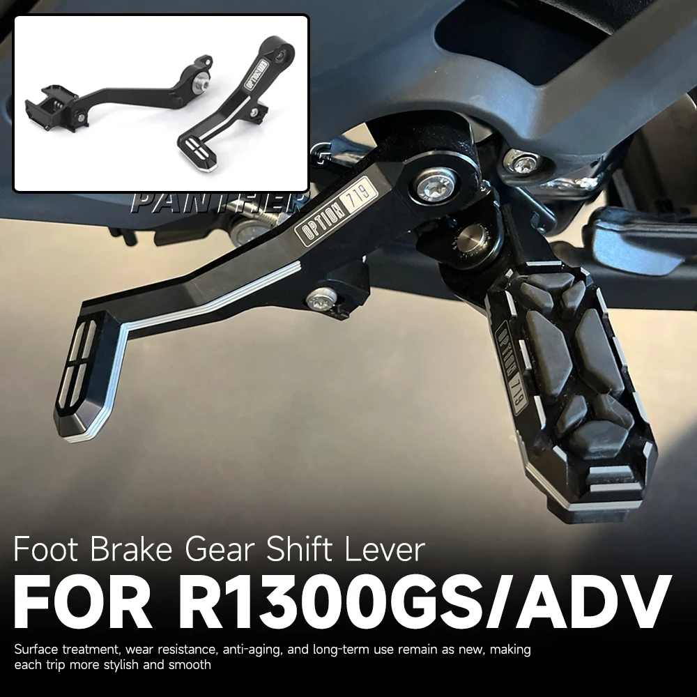 

Motorcycle Accessories Foot Brake Gear Shift Lever For BMW R1300GS GS1300 R 1300 GS Adventure ADV 2023-2025 Footrest Pedal Lever