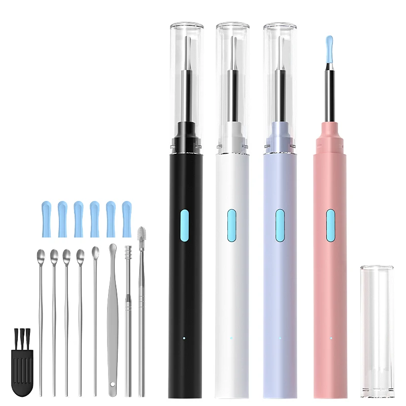 Visual Ear Cleaner WIFI Ear Picking Video Ear Endoscope Camera Digital Ear Spoon 4.2mm 6LEDs Ear Wax Removal Tool Ear Spoon Kits