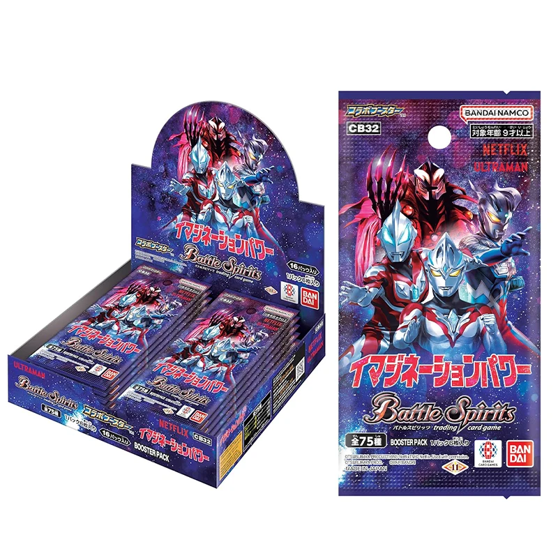 

Новая коробка-бустер Bandai Battle Spirits Collaboration Ultraman Imagination Power CB32, упаковка из Японии