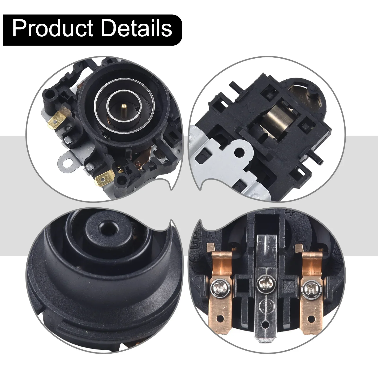 Electric Kettle Base Replacement Small Steam Switch Thermostat Coupler Tool U1867 1pcs Black Control Brand New