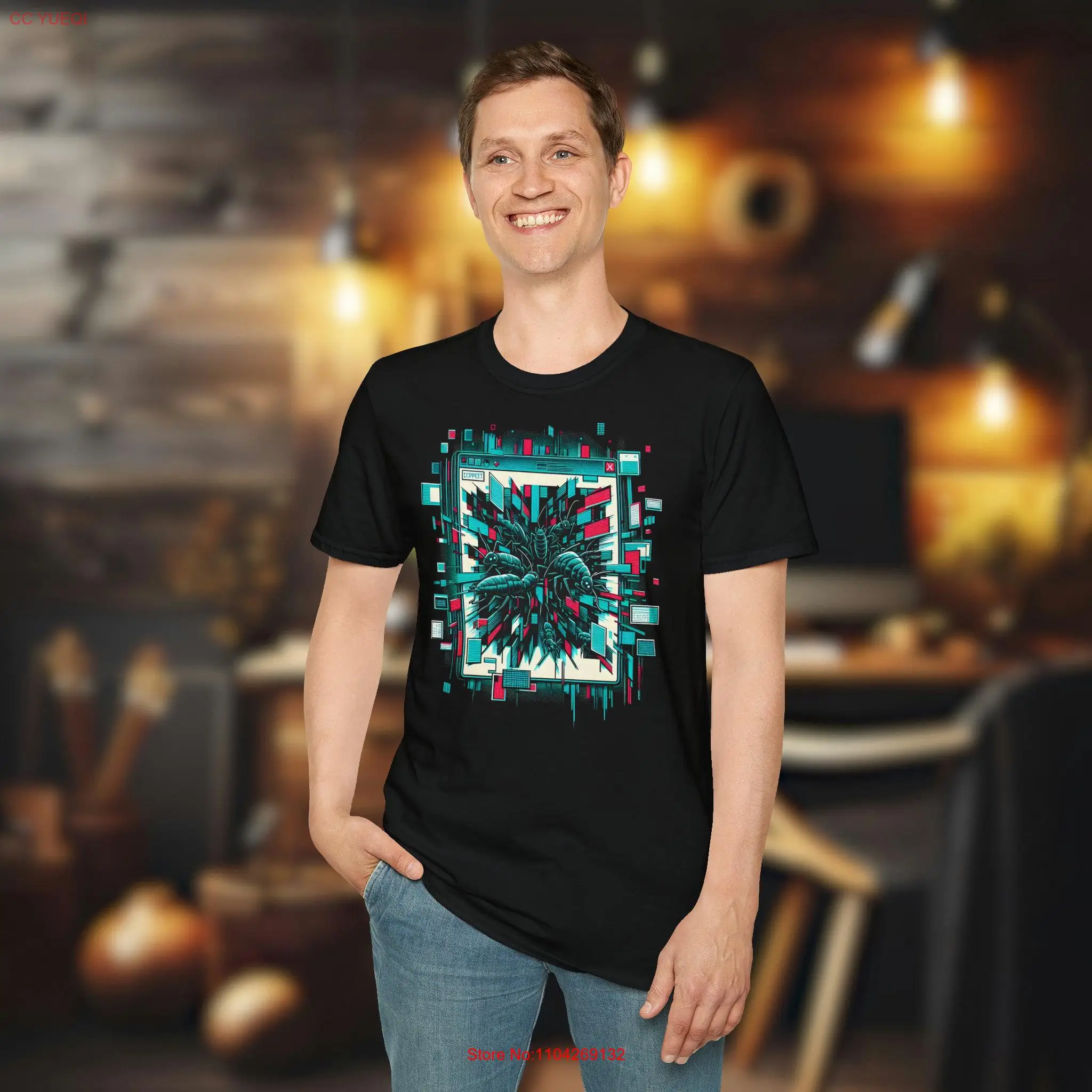 Byte My Bug T Shirt Embrace the Glitch with Style long or short sleeves