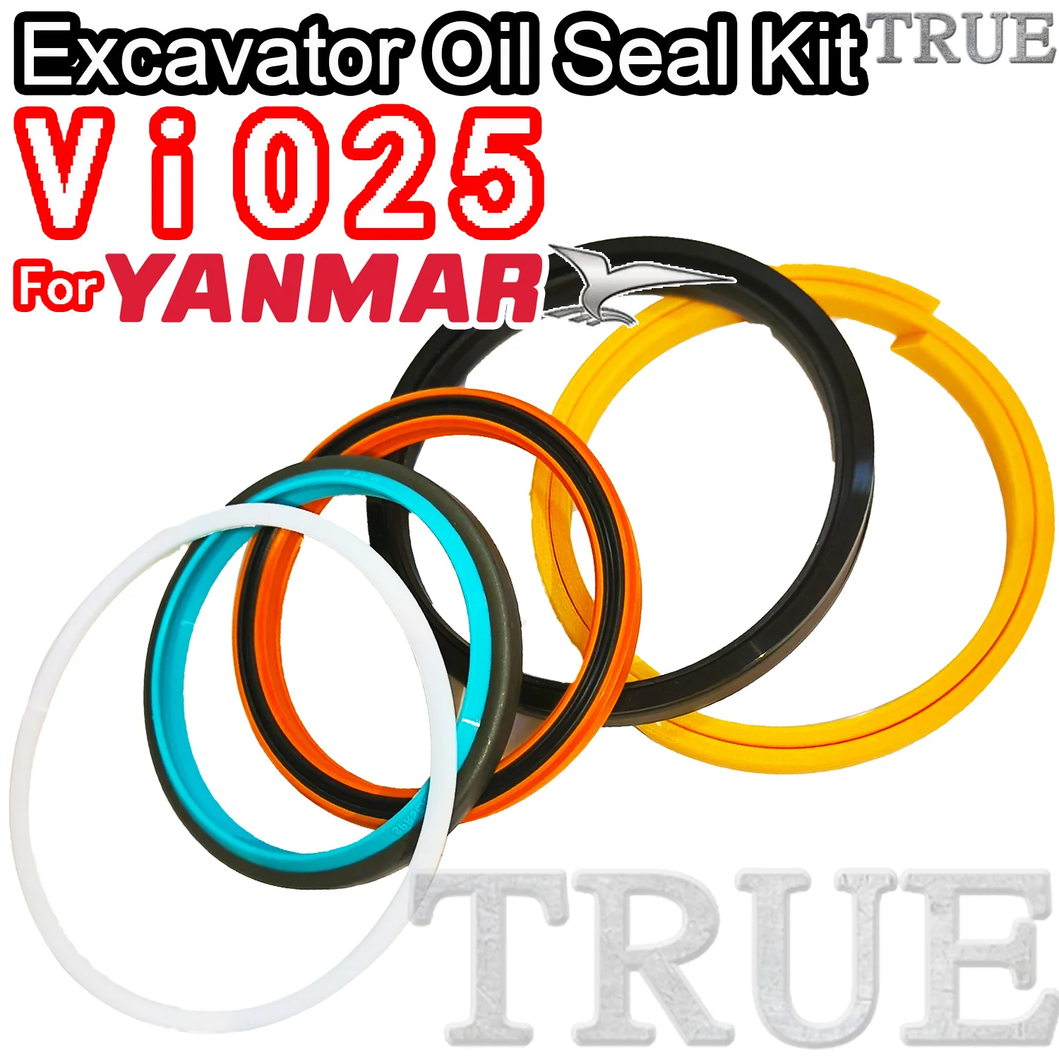 For ViO25 Yanmar Oil Seal Excavator Repair Kit High Quality Control Pilot Valve Blade TRAVEL Joystick Engine O-ring Cylinder