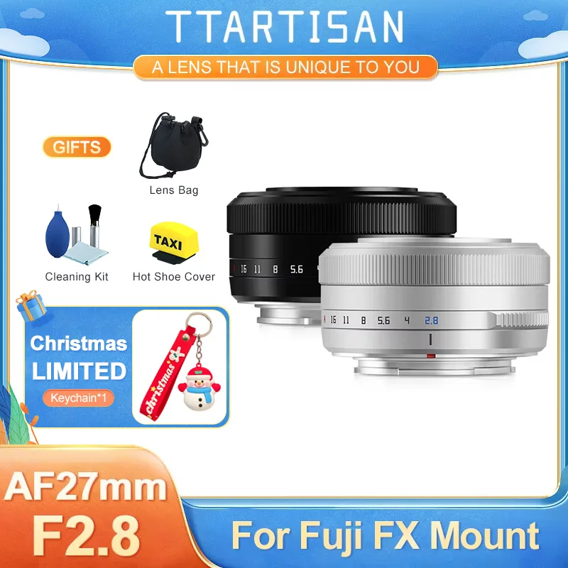 TTArtisan APS-C Auto Focus 27mm F2.8 Large Aperture Lens for Fuji X Mount XF Camera XE4 XT30 XA5 XS10 X100V XT4 XT3 X-PRO1 XH1