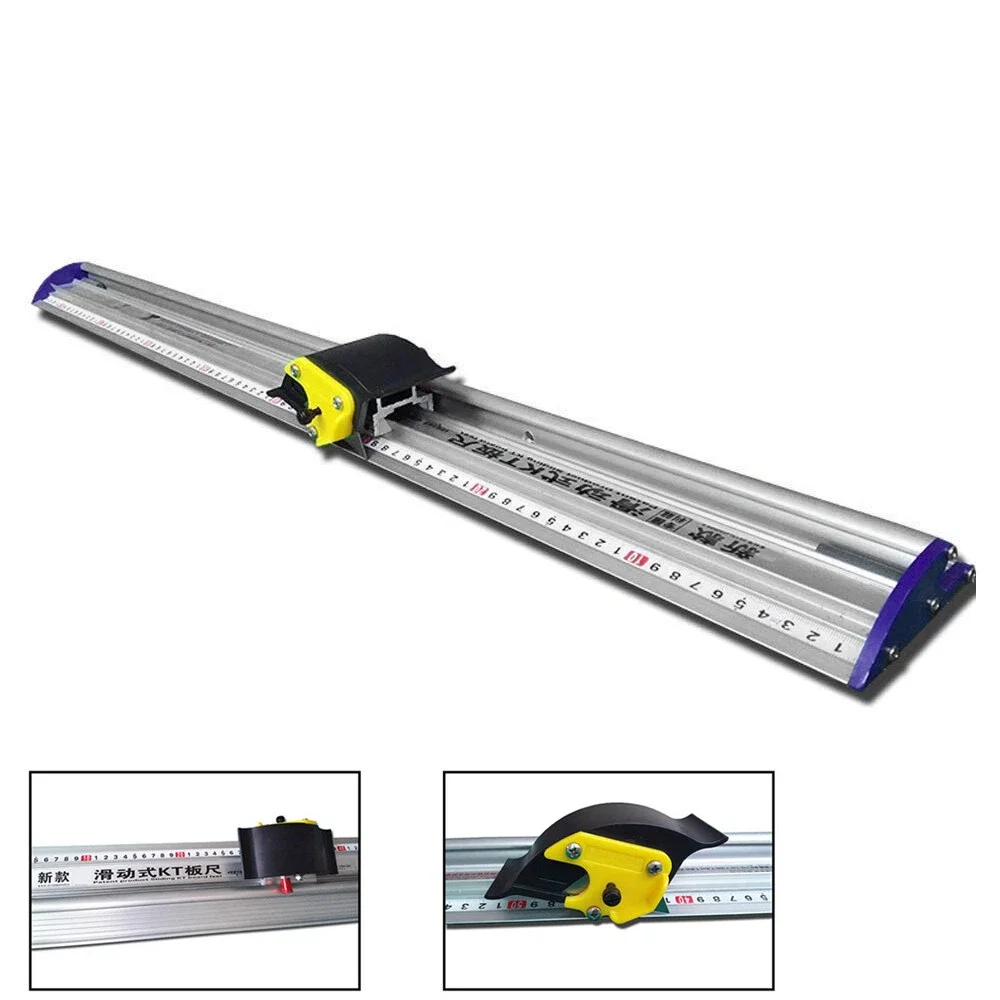 Manual Sliding KT Board Trimmer Cutting Ruler, Photo Paper Trimmer Ruler,Cutter with Ruler