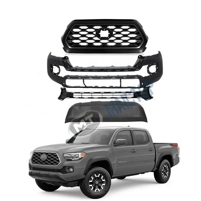 Car Accesorios Front Face Kit Bumper Grille Tyle 4x4 Pickup for Toyota  Tacoma 2020 2021 Usa BODY KIT Standard HILUX