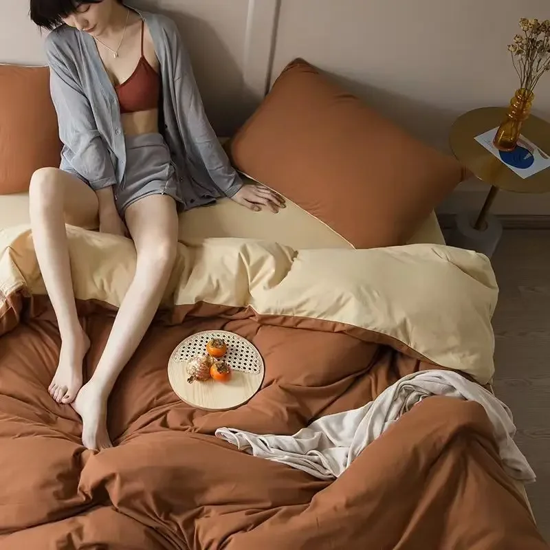 

Мягкий и красочный пуховый пододеяльник 150X200 см, простой и однотонный летний пододеяльник с узором, подходящий для всех типов кожи