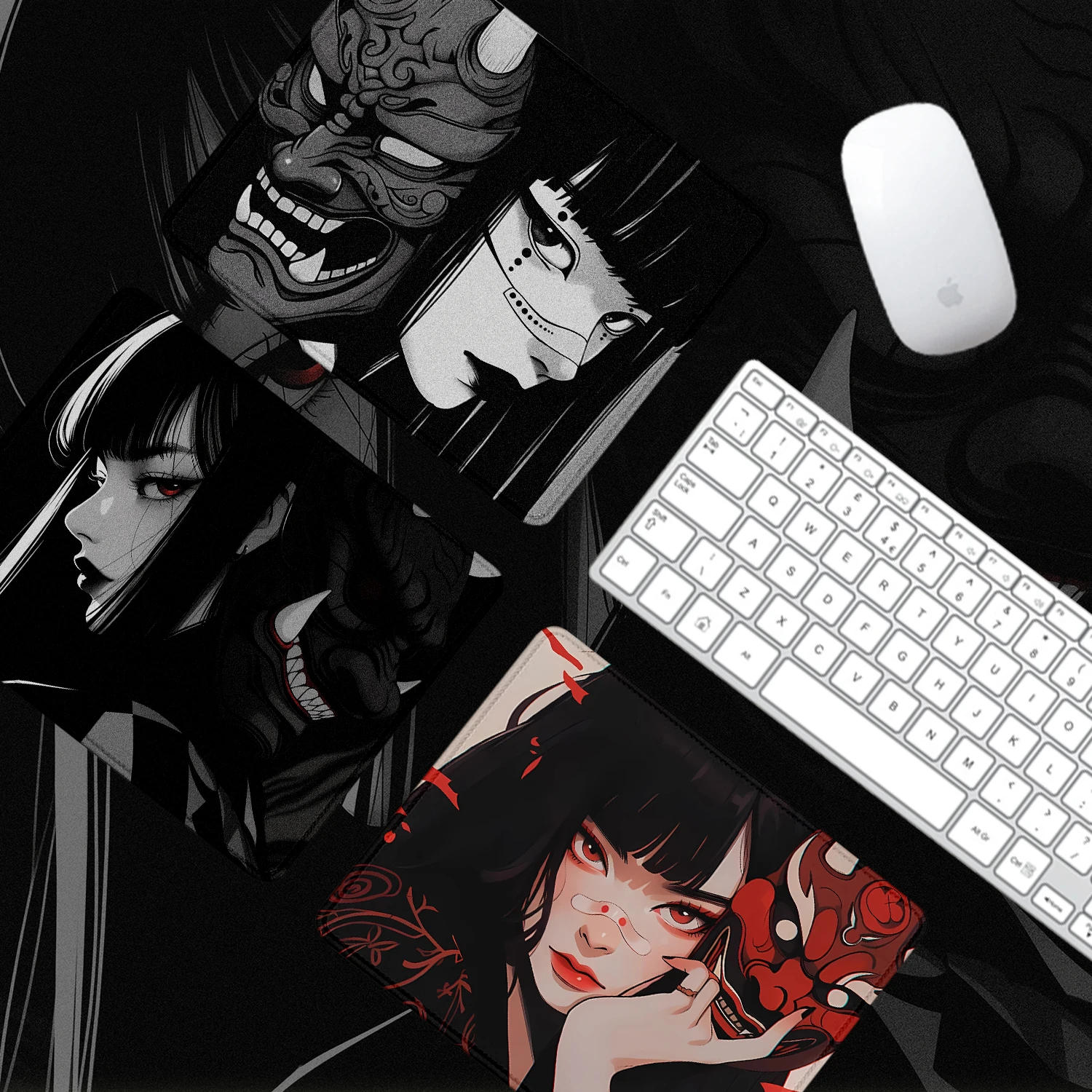 Ghostface Girl Tattoo Girl Small Size Desktop games Small size Best Sellers HD printing desktop Large game accessories mouse pad