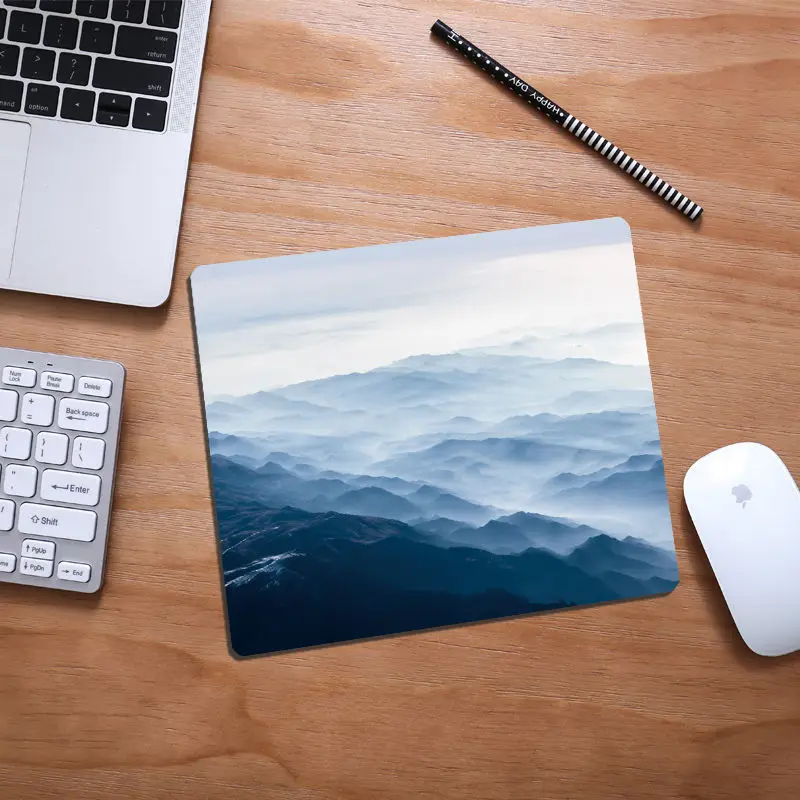 200*240*3mm Landscape Painting Mouse Pad Student Computer Mouse Non-slip Notebook Pad Office Keyboard Protection Pad Table Mat