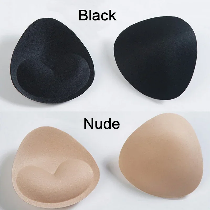 3D Thicken Sponge Bra Pads Sexy Breast Insert Push Up Bra Enhancer Swimsuit Bikini Pad Removeable Foam Chest Accessories Women