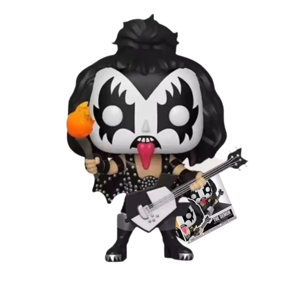 funkoe Music Vintage Heavy Metal Kiss Band Rock Poster Music Team 51#52# Decoration Ornaments Action Figure Collection Model