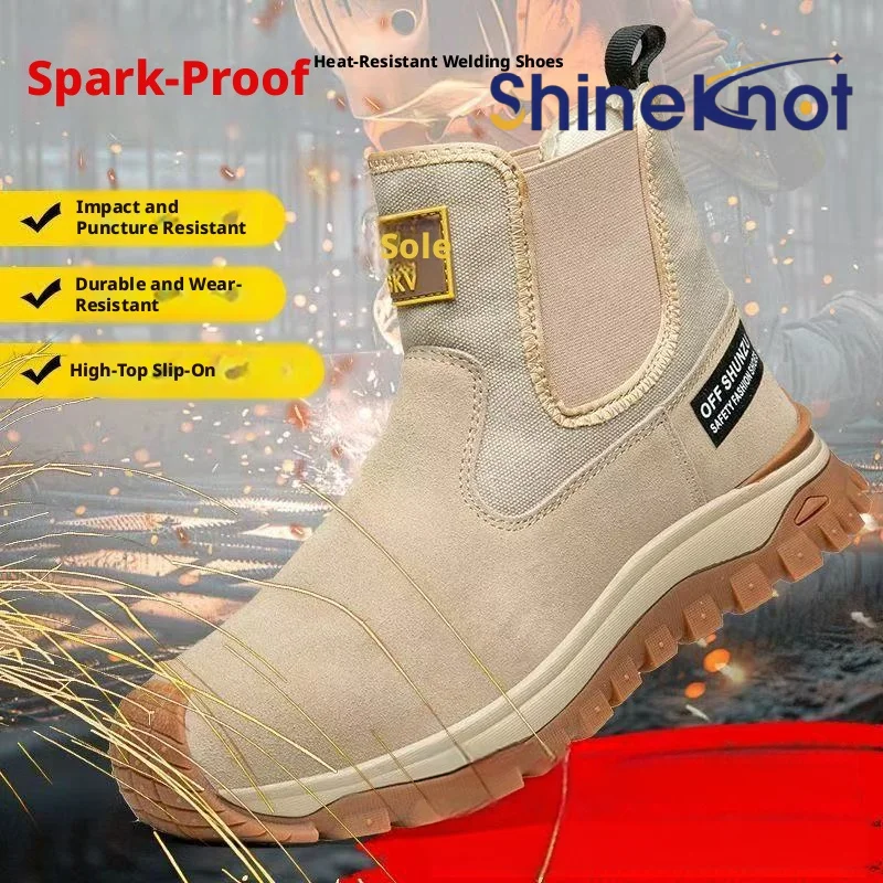 SHINEKNOT Anti Scalding Anti Smashing Anti Stabbing Insulated Wear-Resistant And Anti Slip Shoes