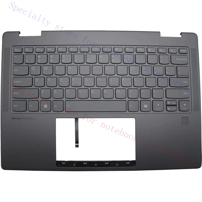 5CB1N97636 New for Lenovo Yoga 7 2-in-1 14IML9 US Palmrest Keyboard Replacement 83DJ0002US Compatible with Lenovo YOGA 7