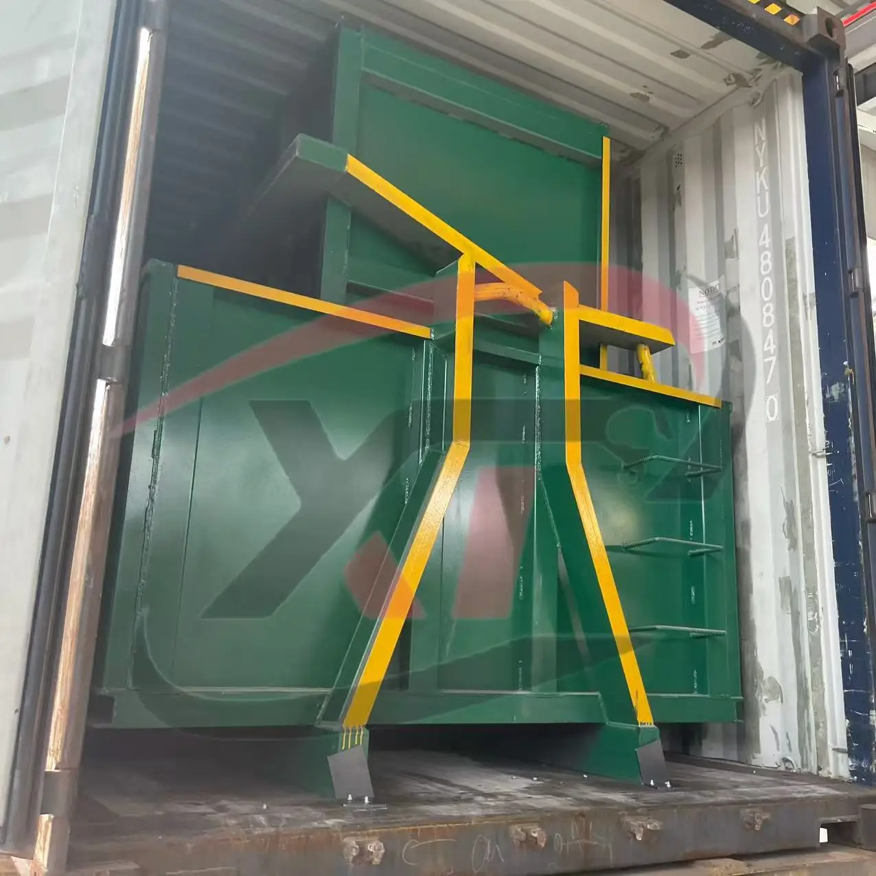 OEM Hook Lift Dumpster with Custom Size and Thickness