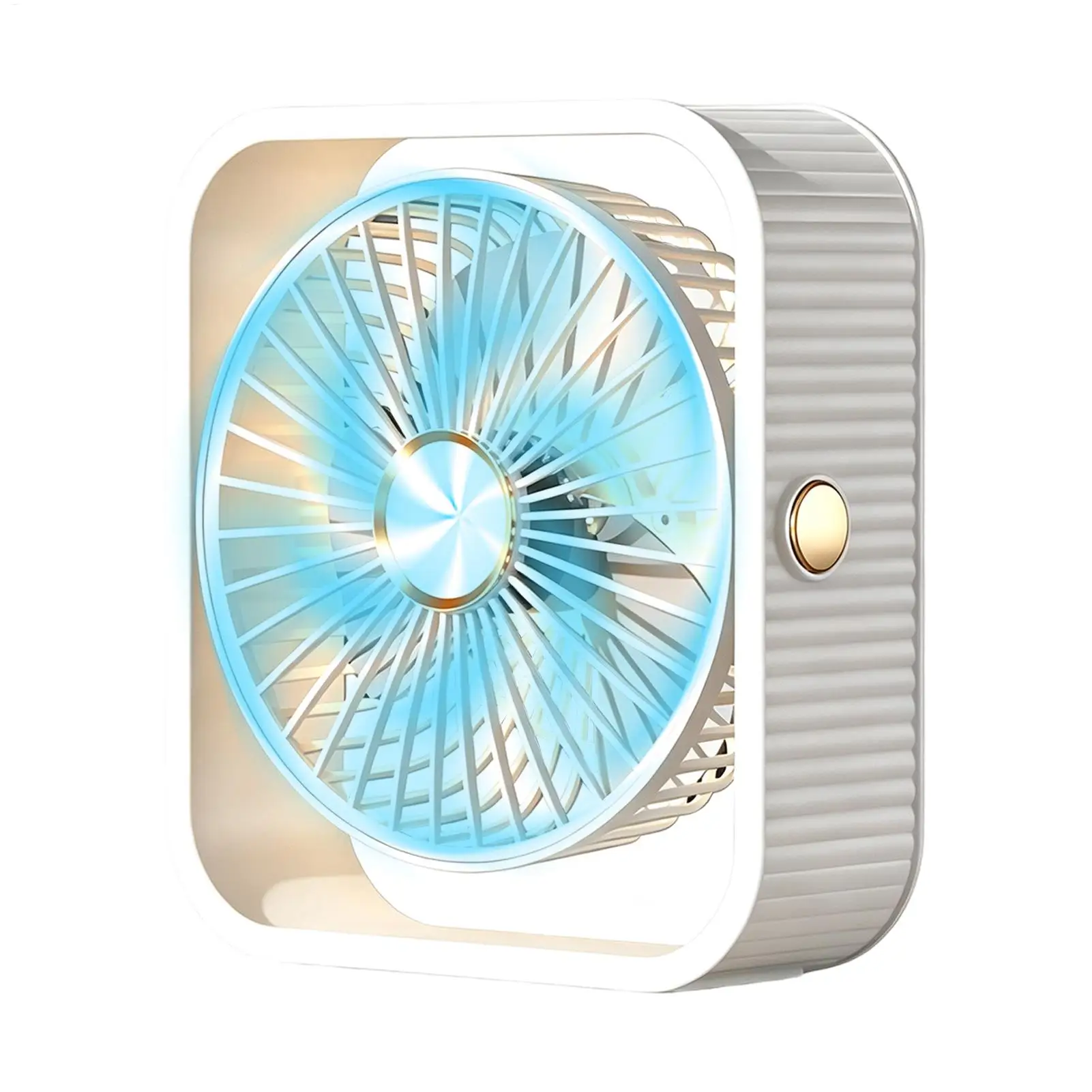 Desktop Circulation Fan Dormitory fan Small Desk Fan Quiet Table Fan USB Rechargeable Cooling Fan Powerful Wind Offices Fan